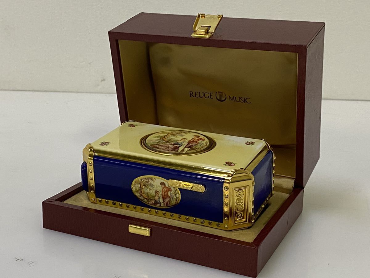 最高峰・箱付】マイセン 一級品 ブルーオニオン 六角 蓋付飾り壺 美術