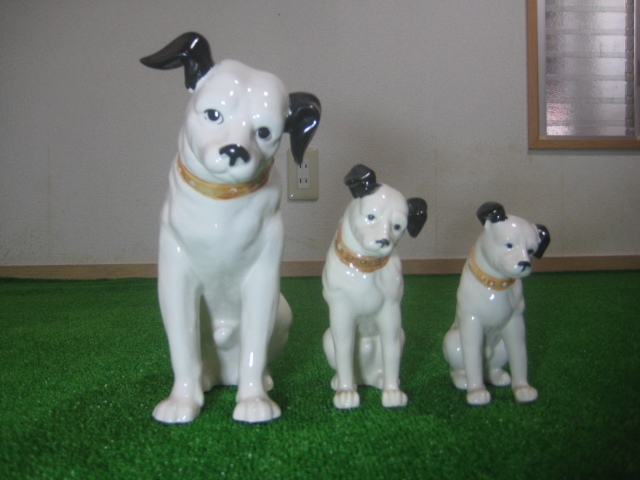 Victor ビクター 置物 ニッパー君 ビクター犬 置物 ニッパー君 週末値
