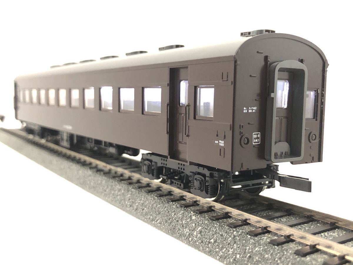 KATO HOゲージ 1-508 スハフ42 茶 室内灯付き 付属品付き 動作確認