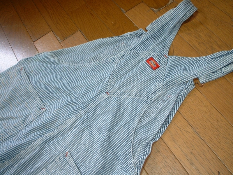 Dickiesメキシコ製ビンテージヒッコリーデニムオーバーオールW38正規