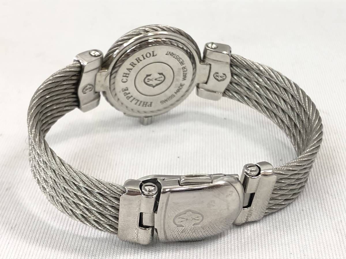 稼働品【PHILIPPE CHARRIO/フィリップシャリオール】腕時計 レディース