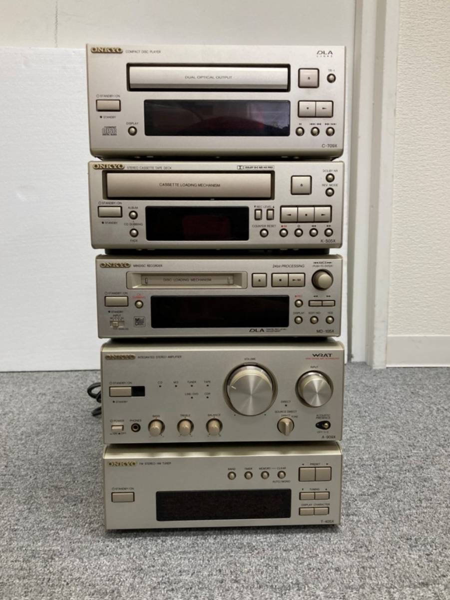 ONKYO - Mini ミニディスクレコーダー Hi-MD Disc Recorder Silver