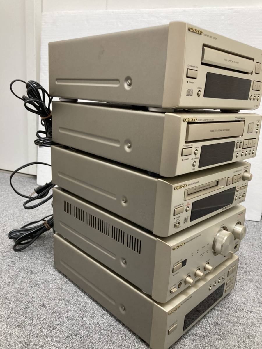 ONKYO - Mini ミニディスクレコーダー Hi-MD Disc Recorder Silver