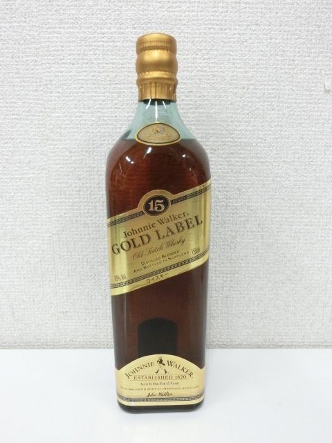 酒 ジョニーウォーカー18年ゴールド 終売品