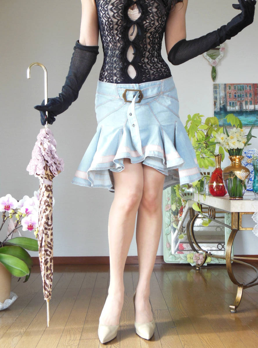 2000ss jean paul gaultier ANARCHY PUNK MESH SKIRT ゴルチエ