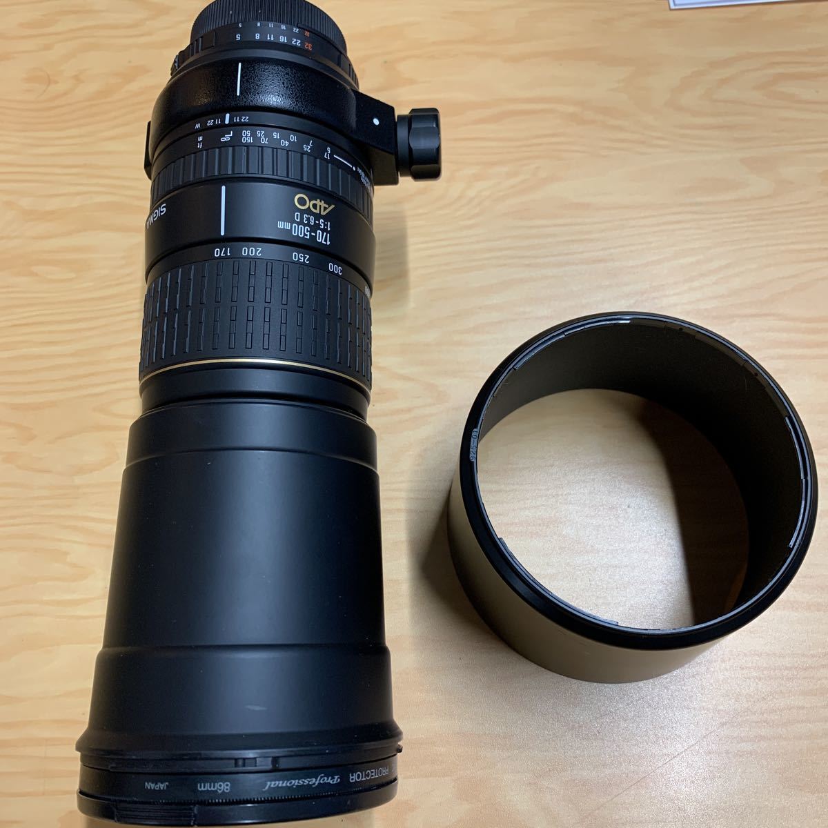 SIGMA シグマ 170-500mm F5-6.3 APO キヤノン用 専用ケース付き レンズ 