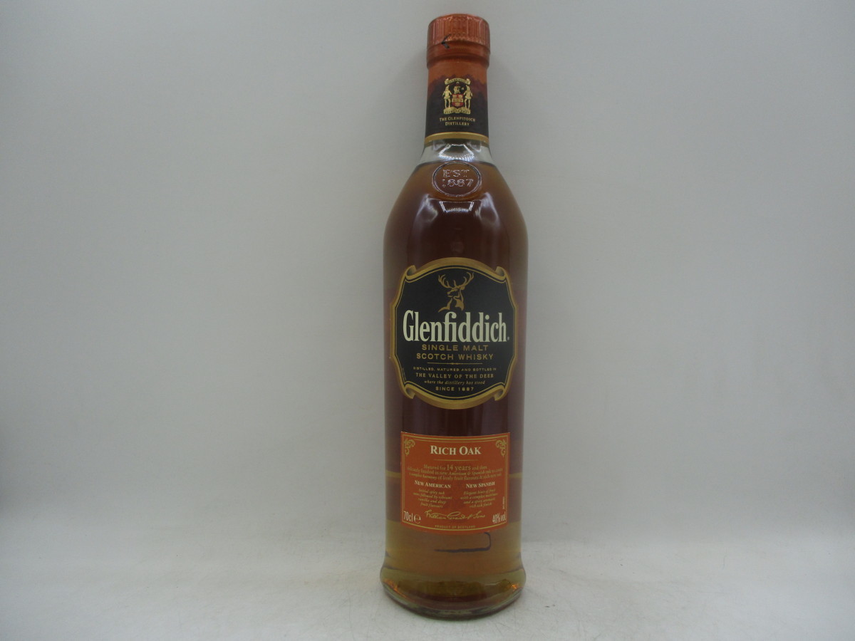 同梱OK商品】GLENFIDDICH RICH OAK グレンフィディック リッチ オーク 