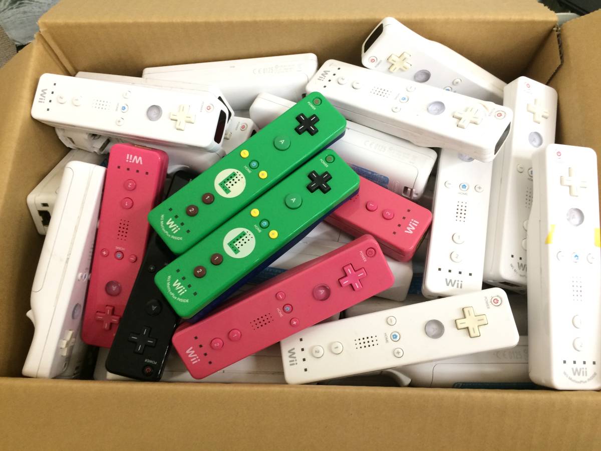 ジャンク 169本 セット Nintendo 純正 Wii ヌンチャク 白 ホワイト