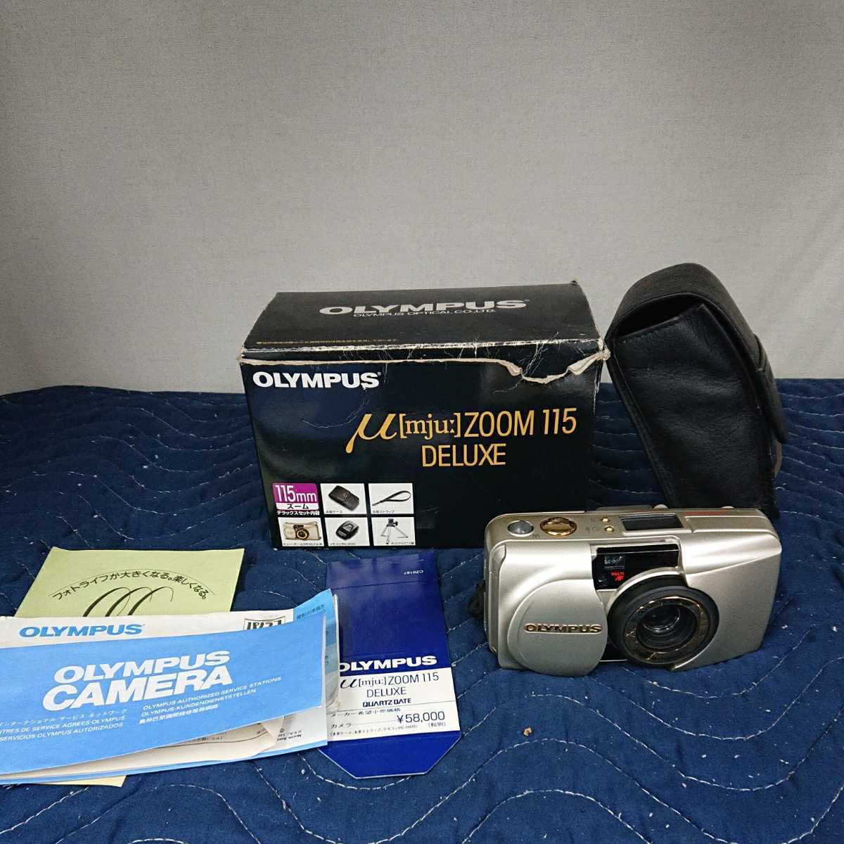 OLYMPUS オリンパス μ [mju:] ZOOM 115 DELUXE /レンズ LENS ZOOM 38