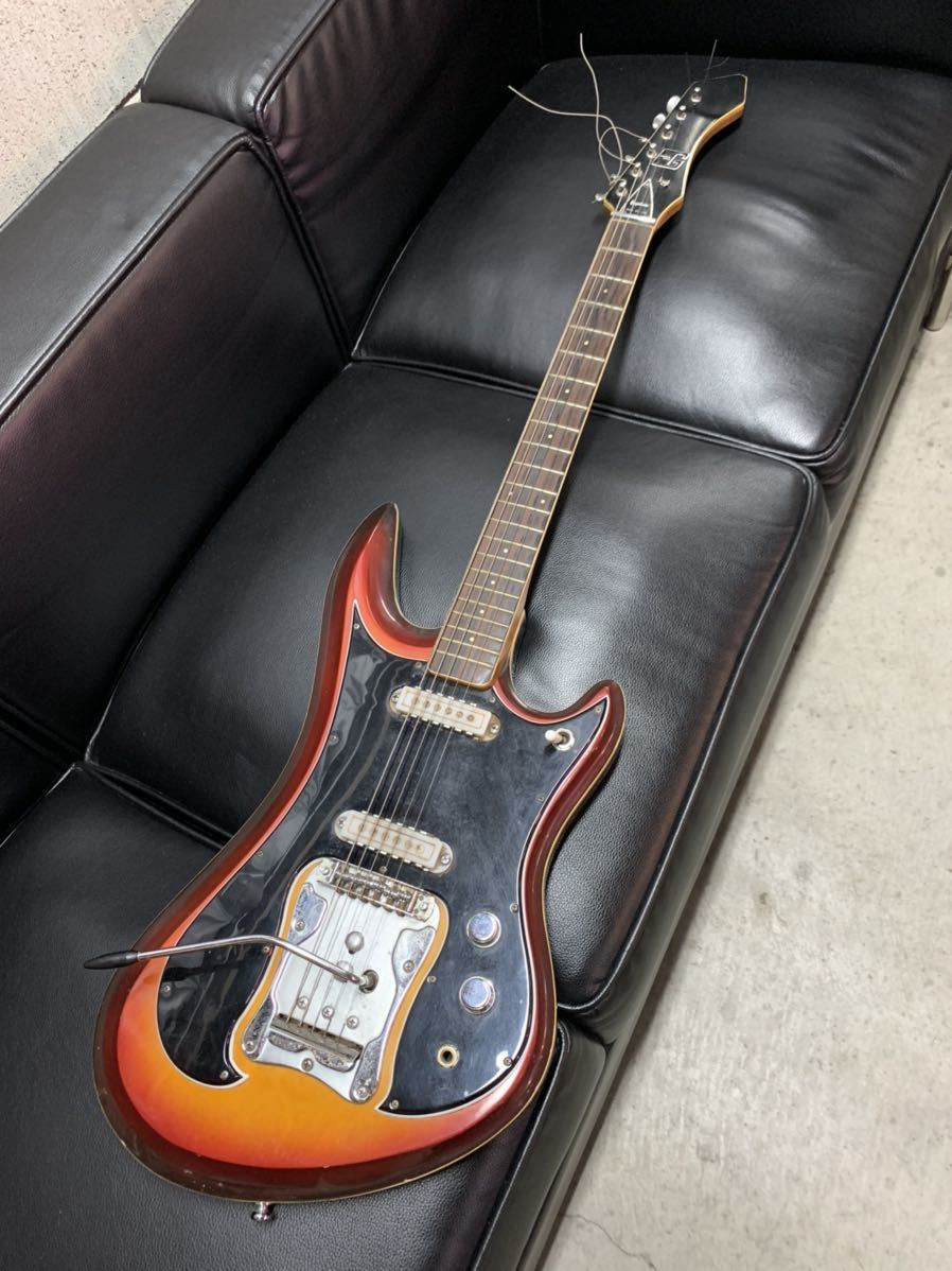 昭和レトロ ビザールギター GUYATONE LG-170T サンバースト Guyatone グヤトーン 当時物 エレキギター 昭和レトロ ジャパン