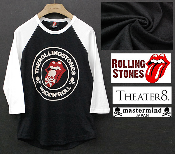 Japan theater8 mastermind THEATER8 シアターエイト の モノクロフォト半袖Tシャツ mastermind JAPANコラボ Tシャツ カットソー
