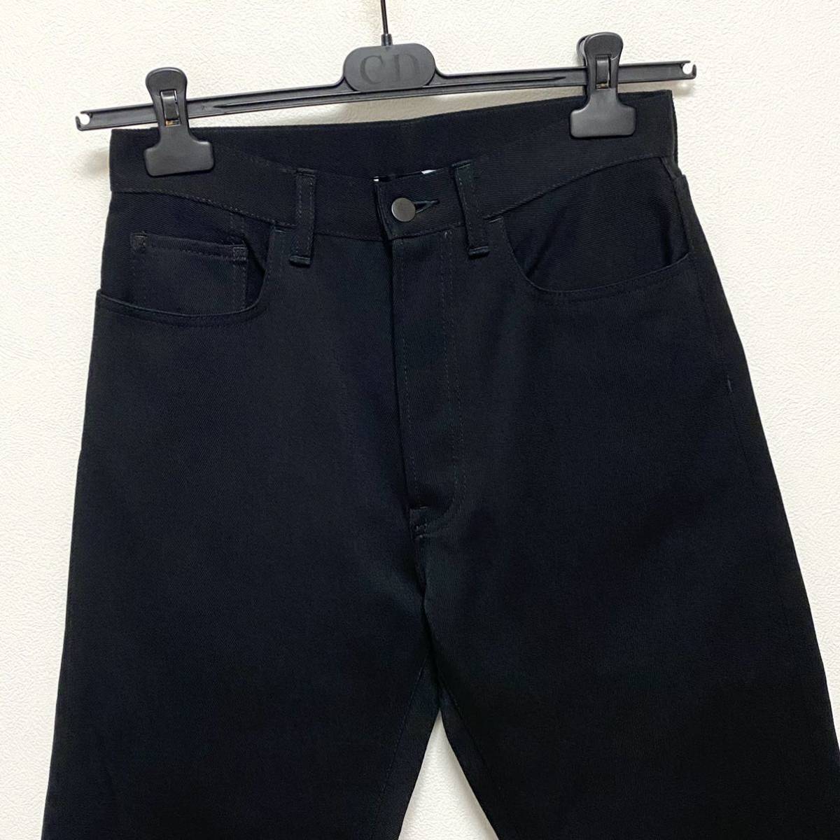 美品 ATON エイトン WOOL DENIM 5P ウール デニム 5ポケット パンツ 