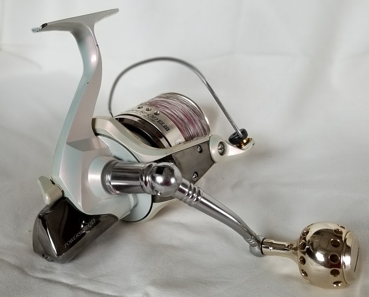 【美品】ダイワ 巨鱚 QD 投げ釣りリール 中古品 パワーサーフQD ダイワ パワーサーフ 巨鱚（ハンドル改）［中古］ 巨鱚
