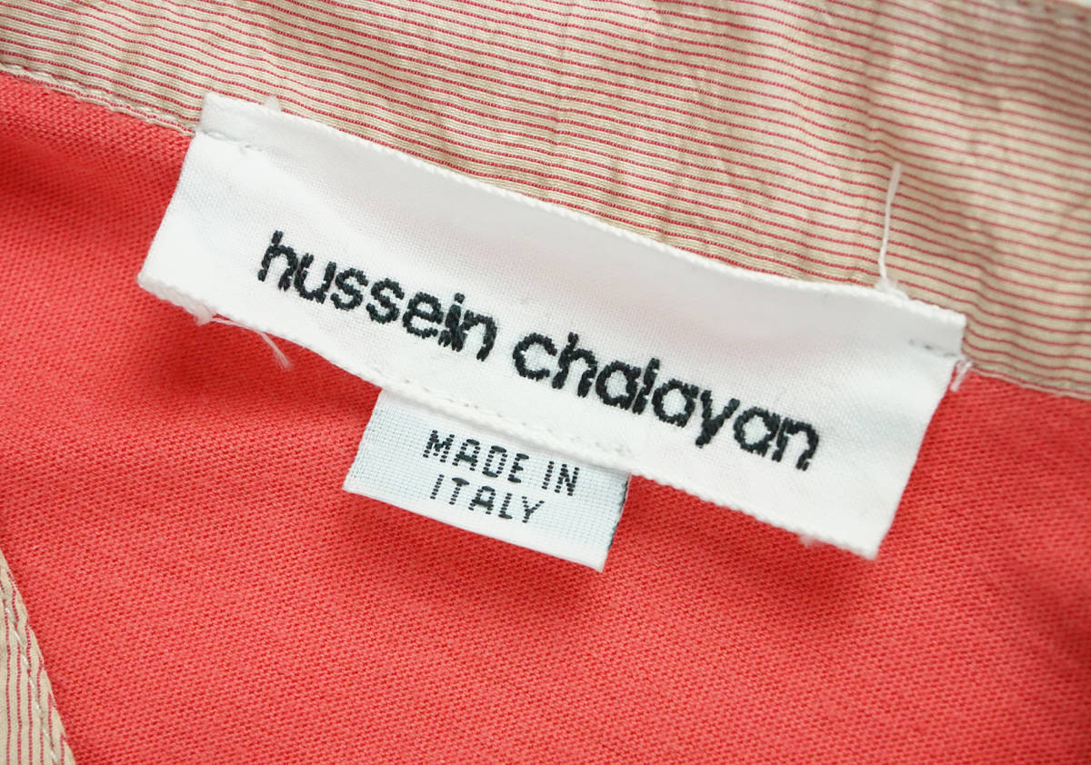 hussein chalayan レイヤード デザイン ショートスリーブ シャツ