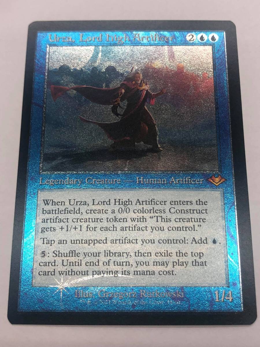 ☆エッチング仕様 Foil☆ 旧枠《最高工匠卿、ウルザ/Urza， Lord High