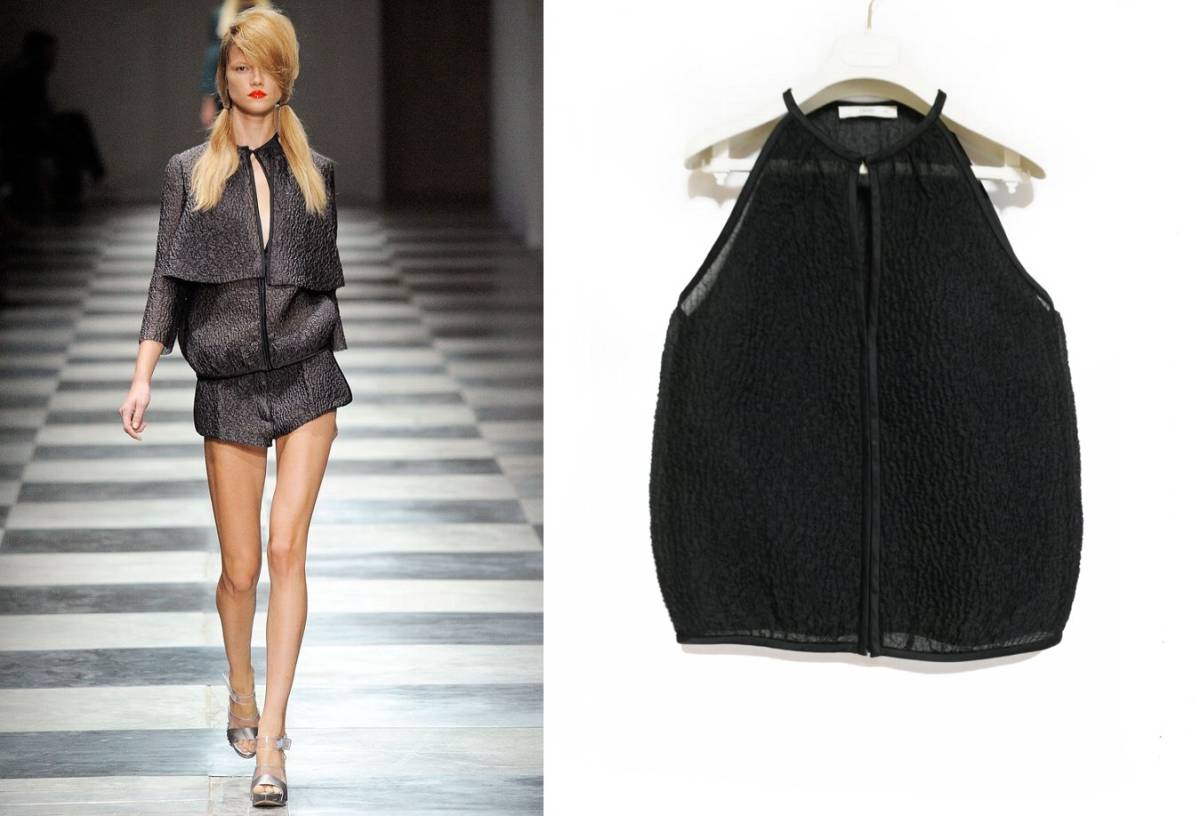プラダ Prada シルク混 オーガンジー アメリカンスリーブ トップス ベスト 38 ノースリーブシャツ 売買されたオークション情報 Yahooの商品情報をアーカイブ公開 オークファン Aucfan Com