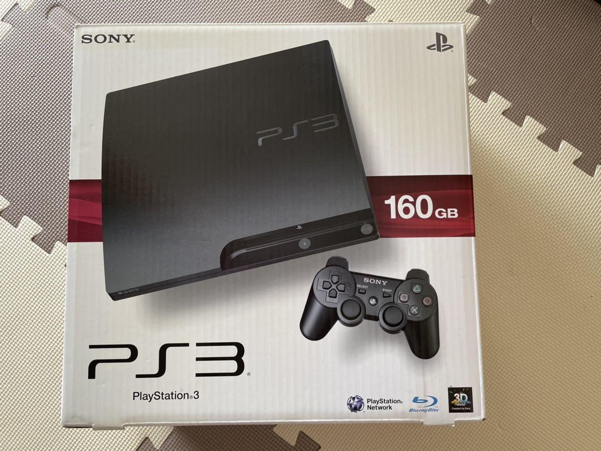 PS3 本体 PlayStation 3 160GB ブラック ソフト7枚付き 送料込み