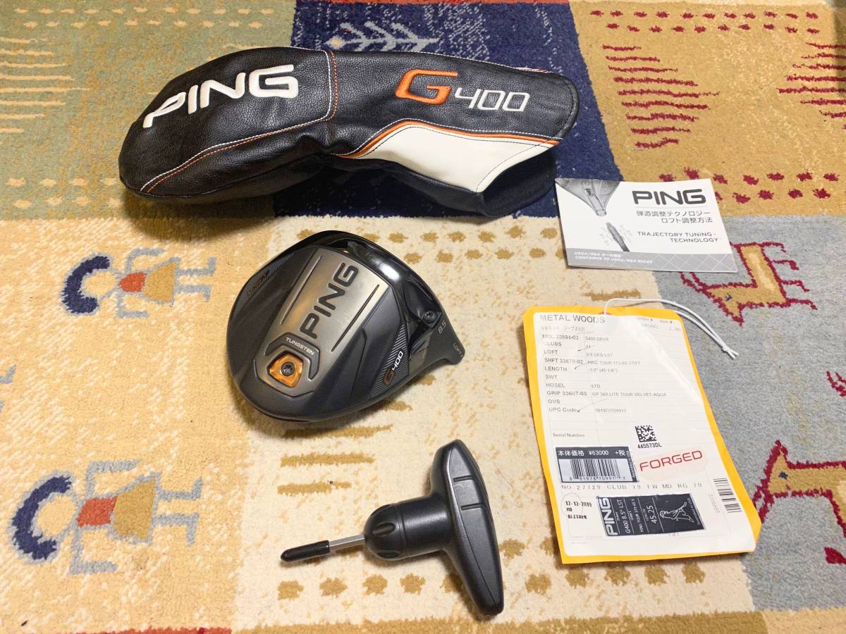 8.5° G400LST PING ピン ヘッドのみ 日本仕様 希少8.5☆PING ピン G400 LST