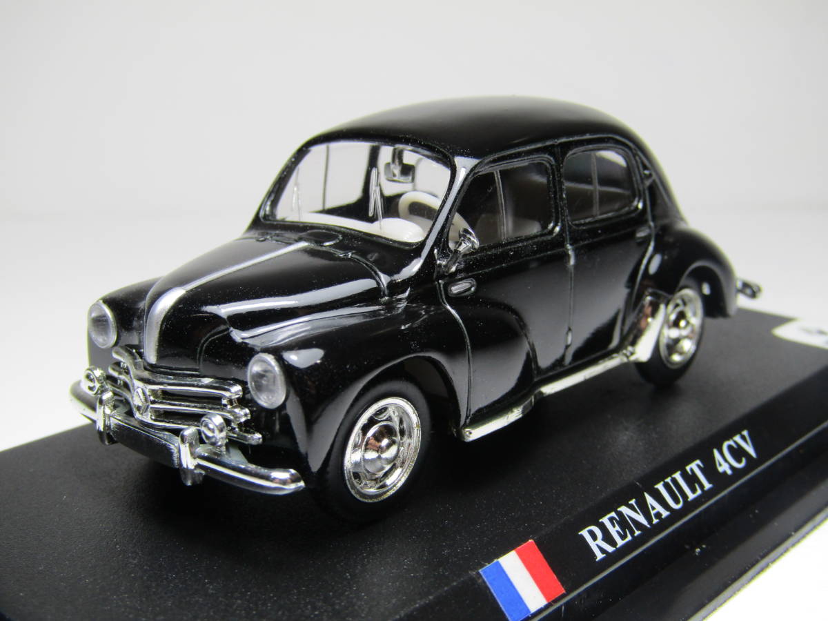 Renault 4cv 1 43 日野 ルノー 同型 ヒノ Hino Renault 1957 亀の子ルノー 4cv ブラック 仏車 Delprado 未展示品 乗用車 売買されたオークション情報 Yahooの商品情報をアーカイブ公開 オークファン Aucfan Com