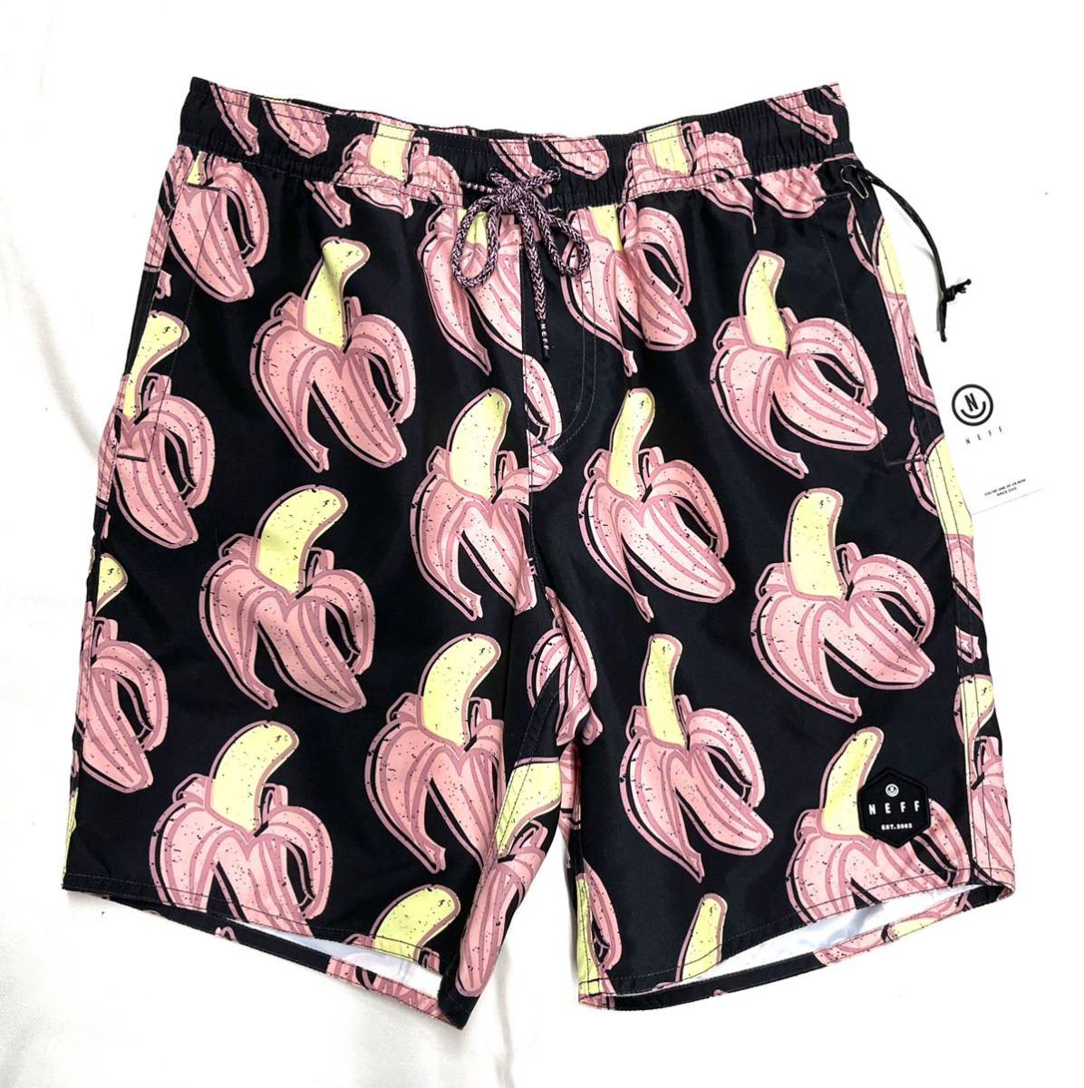 【大人気，高品質】 neff DAYLY HOT TUB 超かわいいサーパン Sサイズ ピンクバナナ ネフ(28～)｜売買されたオークション情報、yahooの商品情報をアーカイブ公開 - オークファン サーフパンツ
