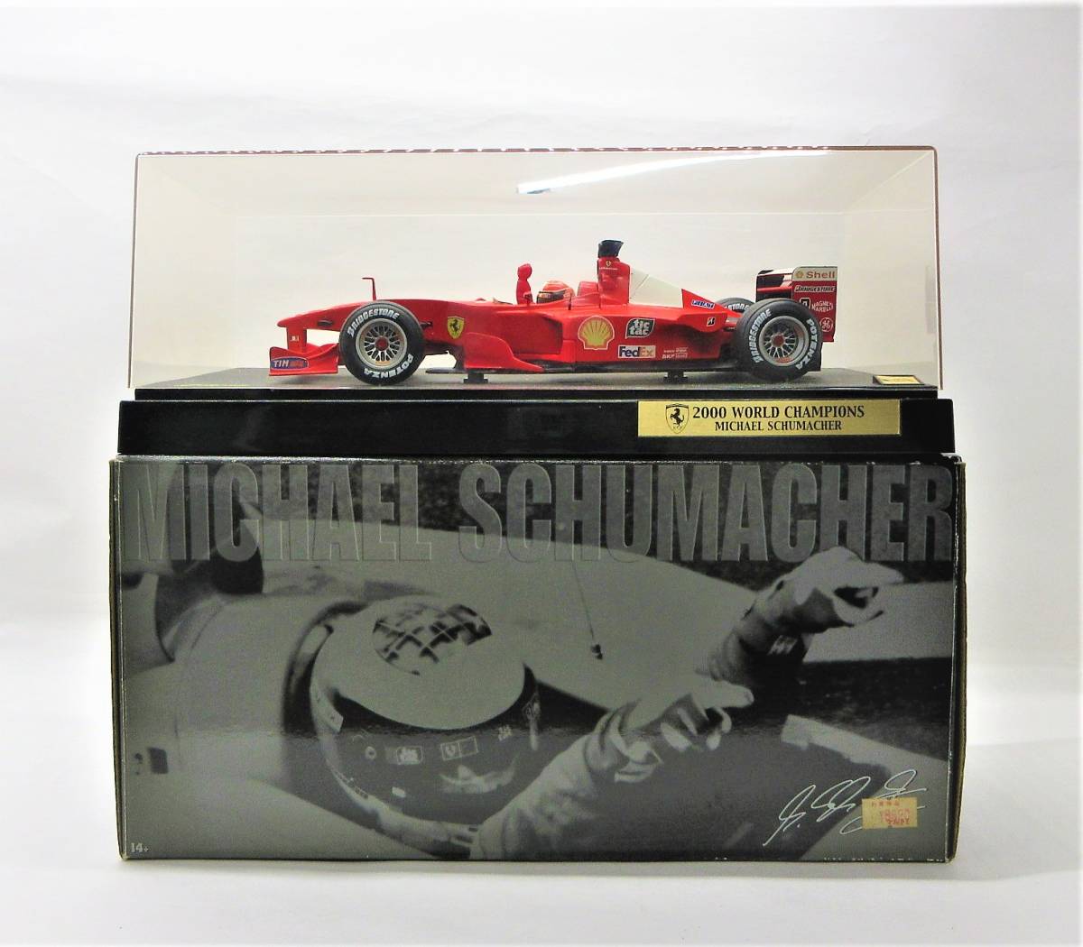 【大得価，限定セール】 1/18 Ferrari フェラーリ F1-2000 ワールドチャンピオン M.シューマッハ 岡山発送(ホットウィール)｜売買されたオークション情報、yahooの商品情報をアーカイブ公開 - オークファン その他