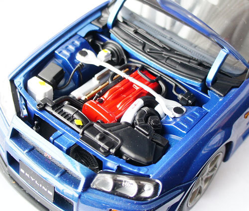 オートアート 1/18 1999 日産 スカイライン R34 GT-R GTR BNR34 ブルー