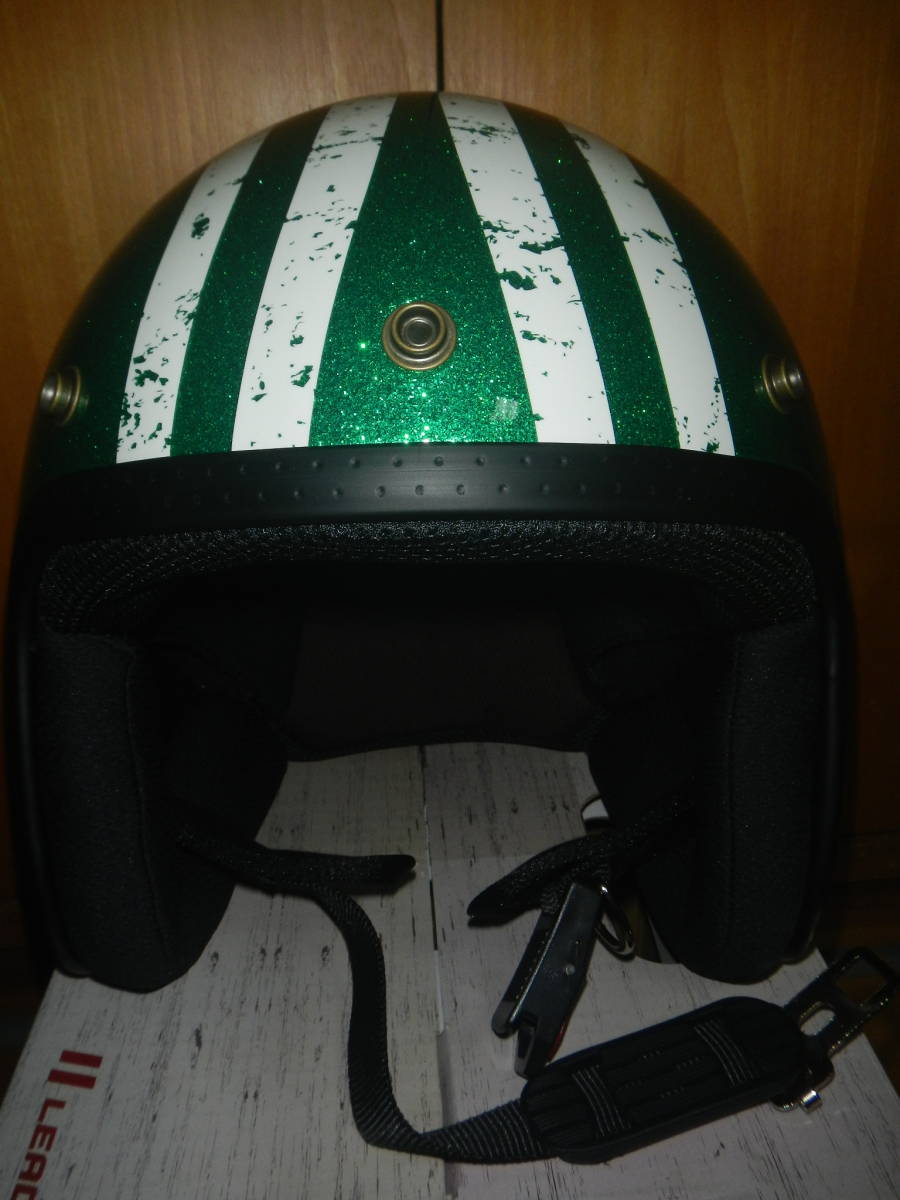 【新品】ヘルメット グリーン フリーサイズ FLAKER リード工業 ラスト 新品ヘルメット グリーン フリーサイズ FLAKER リード工業 ラスト