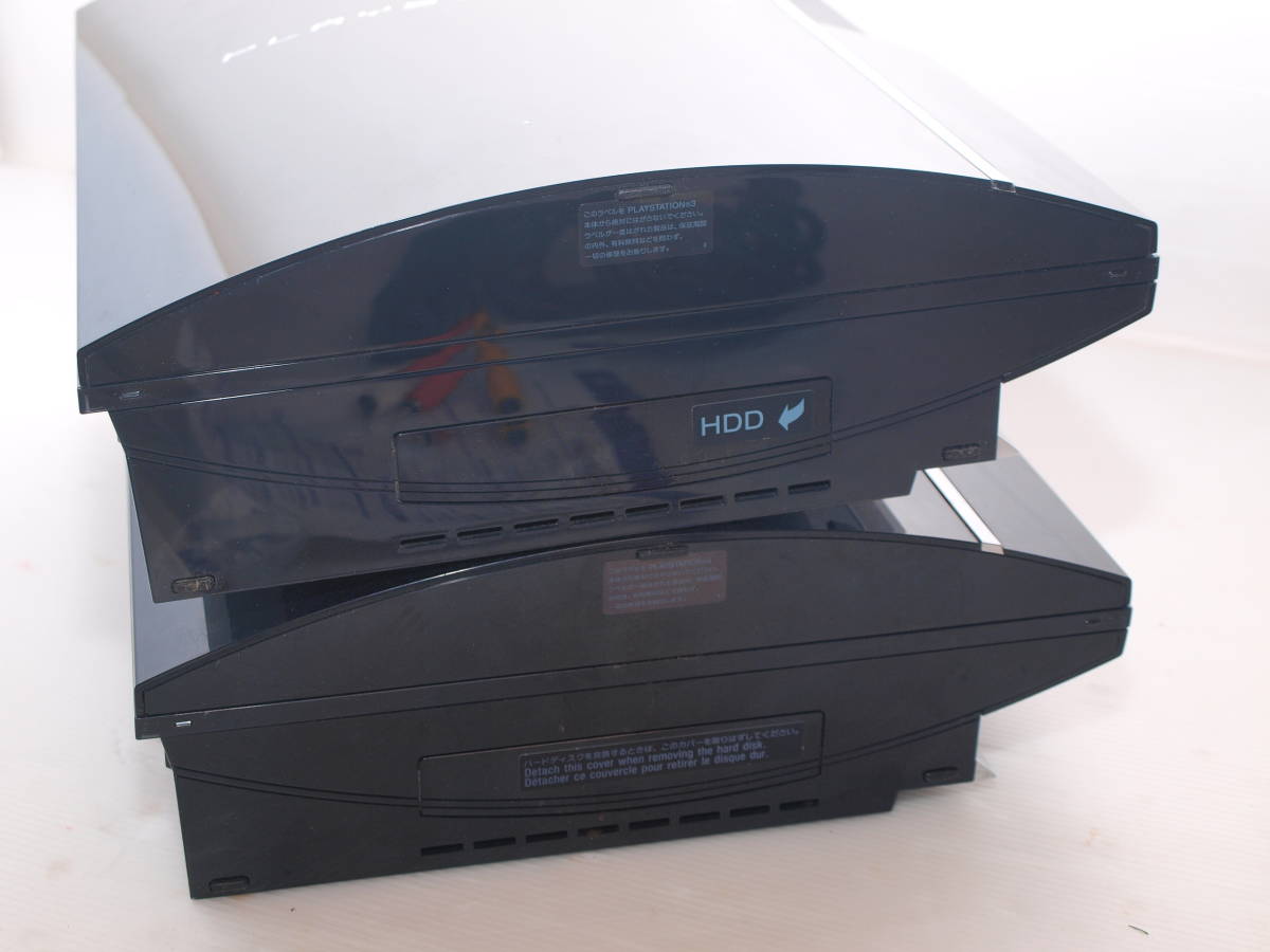 クイ35]SONY PS3 60GB ジャンク2台まとめセット CECHA00 プレステ3