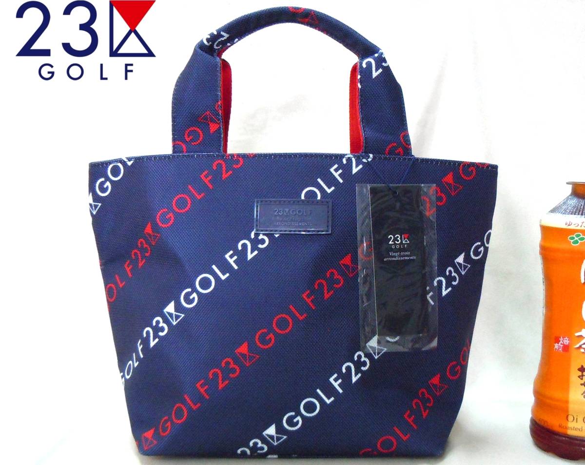 ☆定価1.1万円 23区GOLF ゴルフバッグ モノグラム カートバッグ 