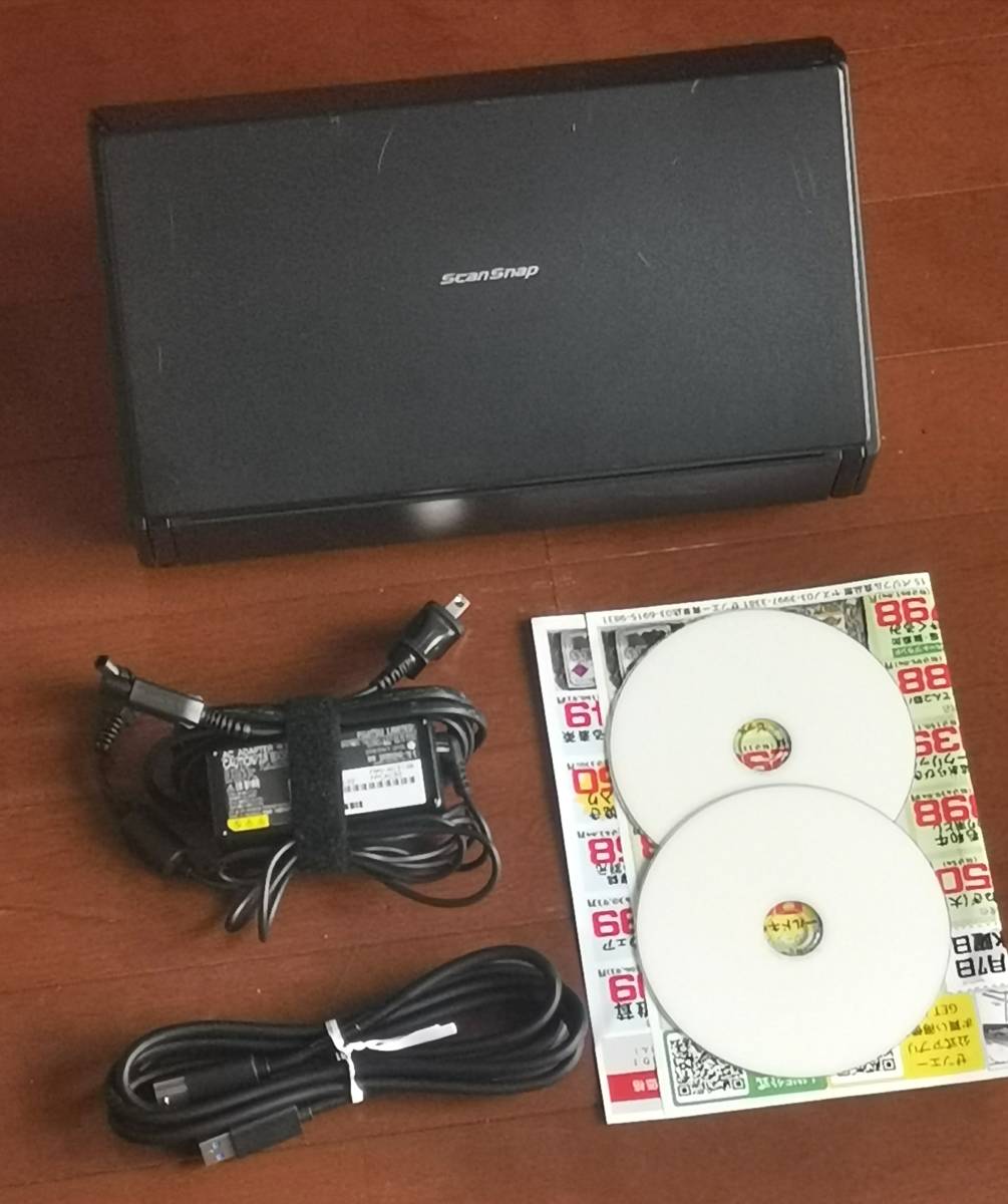 【動作確認済】ScanSnap iX500（付属品完備） 実用品 富士通 Scansnap iX500 (総スキャン枚数7) iX500 スキャナー