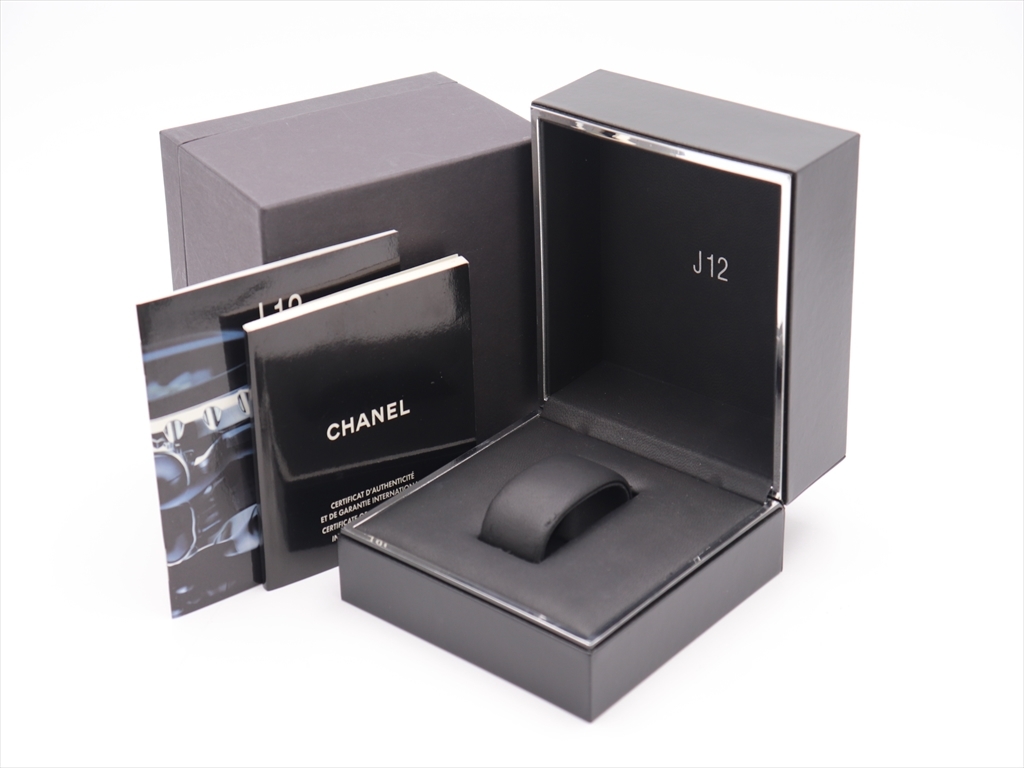 1円◎正規良品◎【シャネル】J12用 腕時計 BOX ケース 箱 黒/ブラック