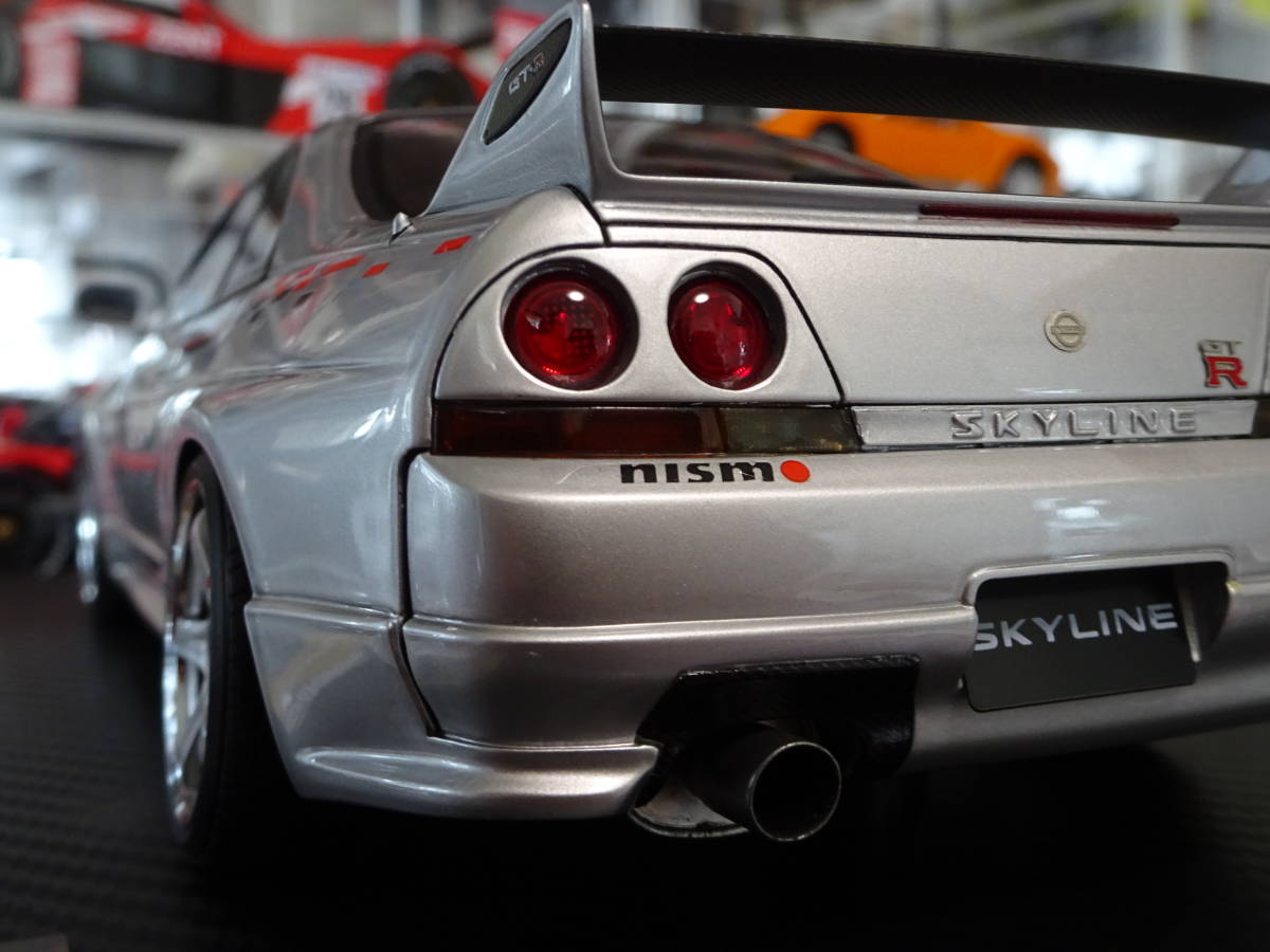 定番，SALE限定120台 IG1840 1/18 Nissan Skyline GT-R BCNR33 V-spec Silver ニスモLM GT4 18インチホイールにローダウン仕様 R33 GT-R(hpi・racing)｜売買されたオークション情報、yahooの商品情報をアーカイブ公開 - オークフ hpi・racing