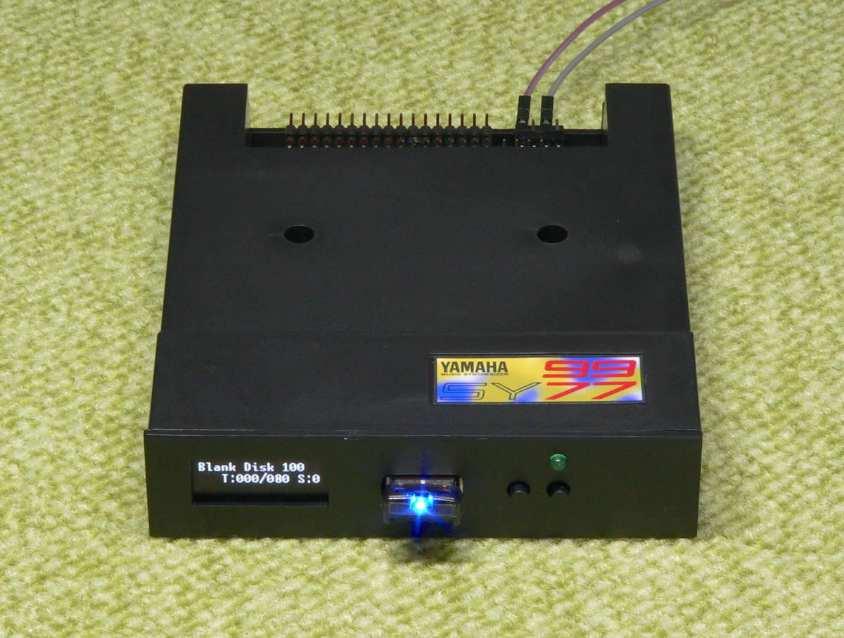 YAMAHA SY99/SY77専用 Gotek FDDエミュレーター(USBドライブ)