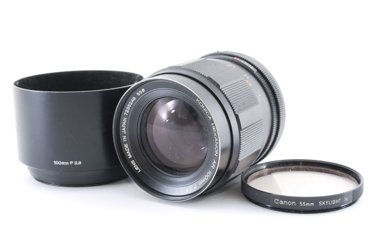 Konica AR Hexanon Lens f2.8 100mm | Prime Blue Camera Telephoto