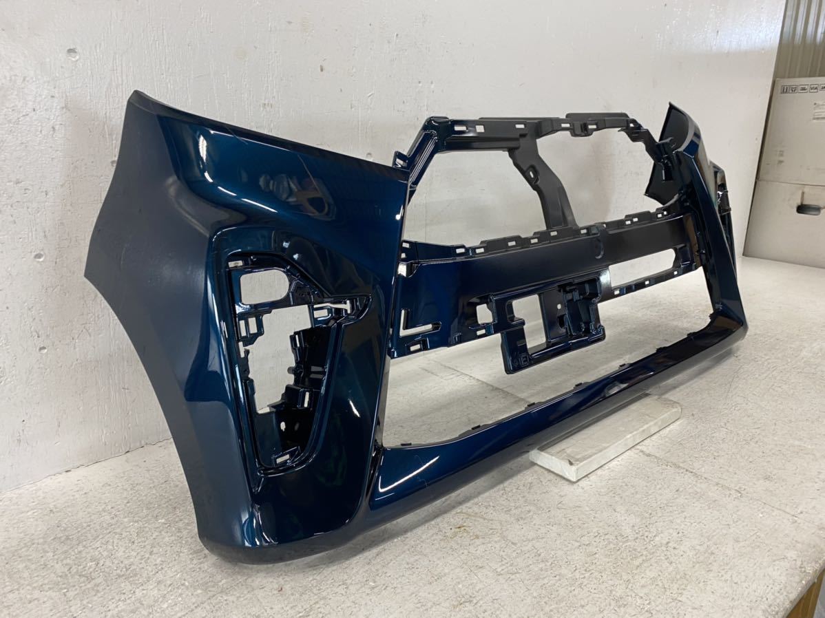 J17 【凹なし】タントカスタム LA650S 純正 フロントバンパー 52119-B2G00 青