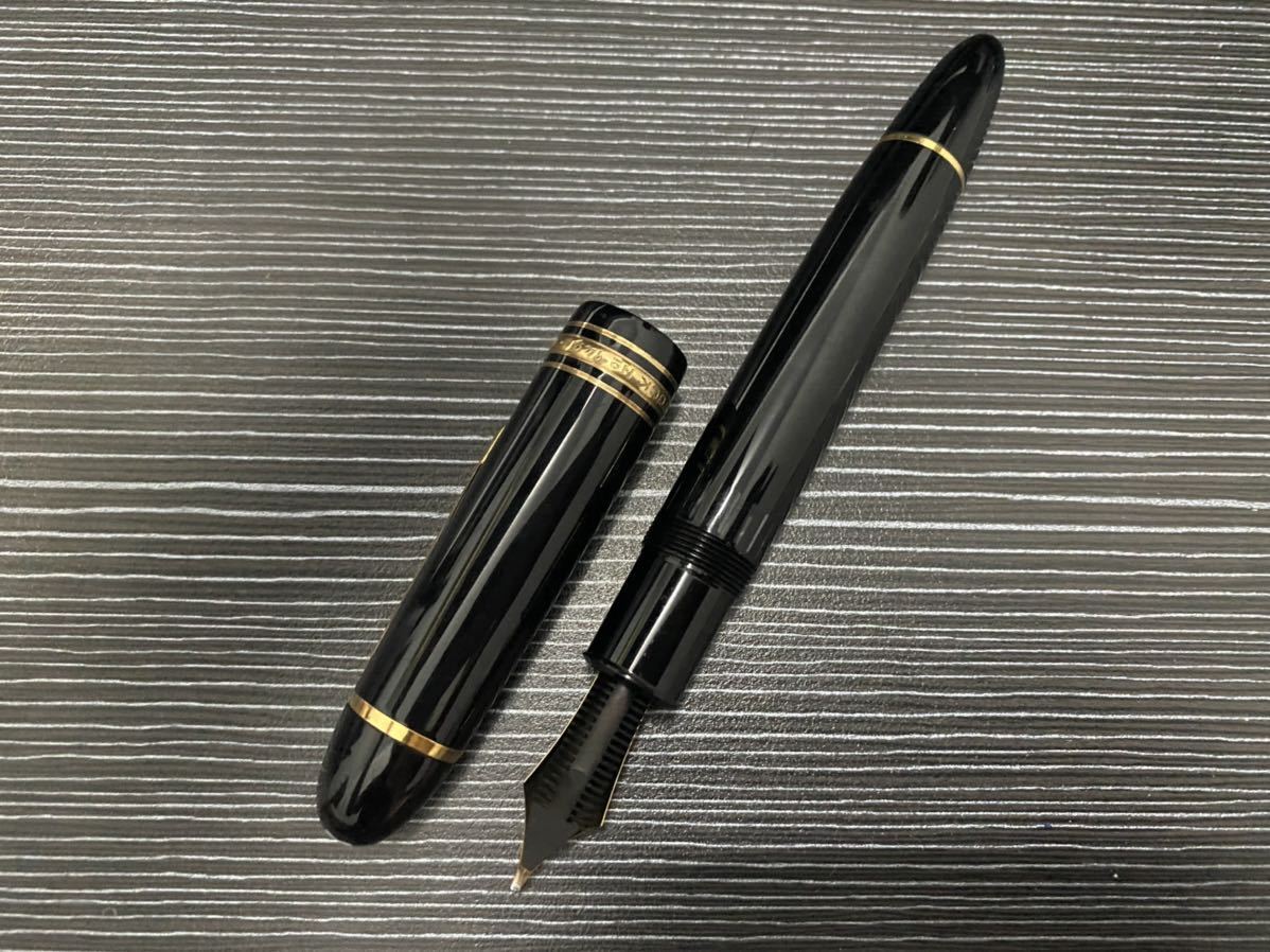 モンブラン マイスターシュテュック 万年筆 0 B 太字 MONTBLANC 中白