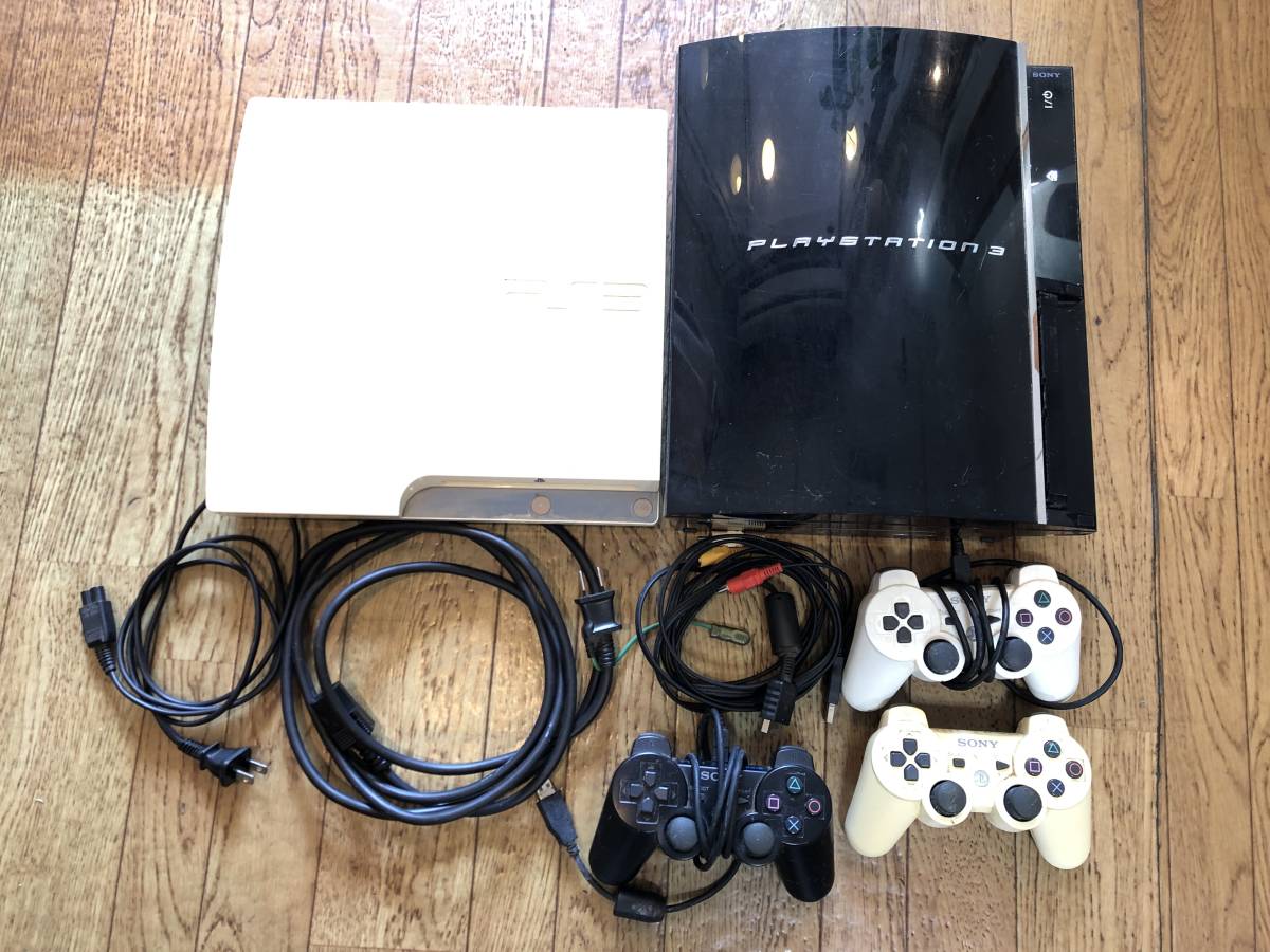 ジャンク 動作未確認 SONY PS3/3台 PS3コントローラー/2台 ジャンク