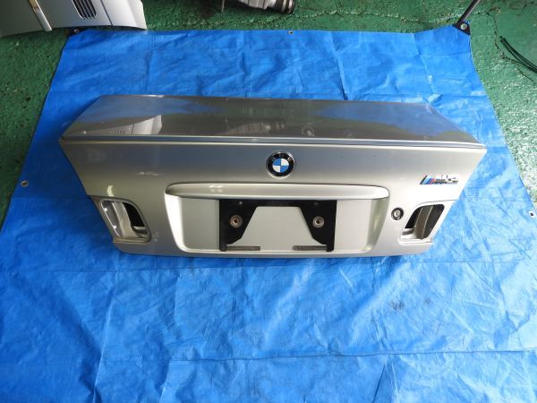 BMW E46 M3 純正 トランク リア スポイラー リヤ 外装 パネル ASSY BL32 326S4 S54B32 LH 左ハンドル クーペ ゲトラグ 6MT 6速