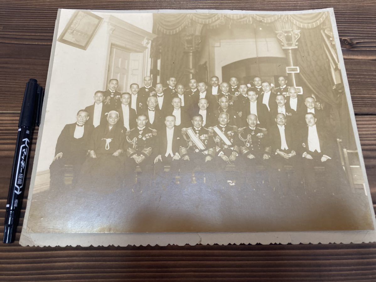 重要人物多数 日本軍 集合写真 加藤寛治・山梨勝之進・堀悌吉等 海軍 陸軍 古写真_1
