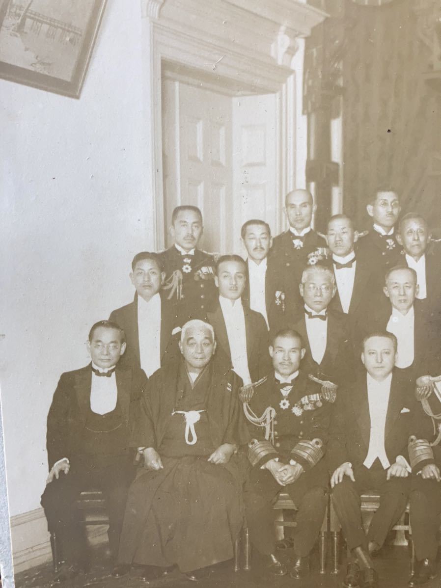 重要人物多数 日本軍 集合写真 加藤寛治・山梨勝之進・堀悌吉等 海軍 陸軍 古写真_2