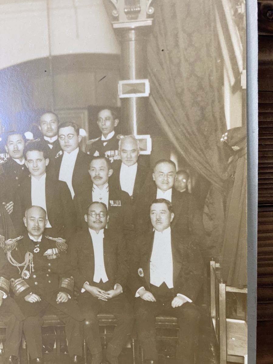 重要人物多数 日本軍 集合写真 加藤寛治・山梨勝之進・堀悌吉等 海軍 陸軍 古写真_4