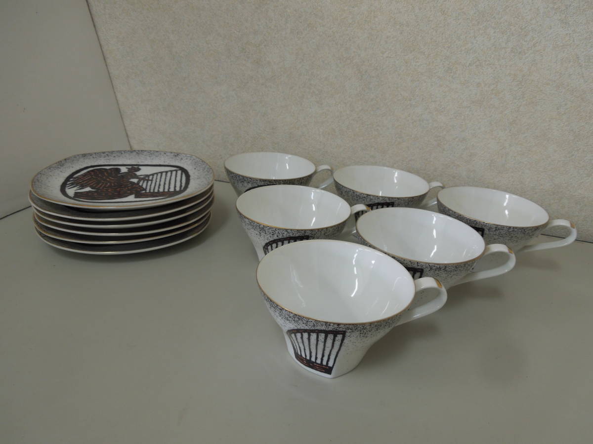 オールド ノリタケ Noritake TOKI KAISHA カップ&ソーサー6客 オールド ノリタケ Noritake TOKI KAISHA カップ&ソーサー6客