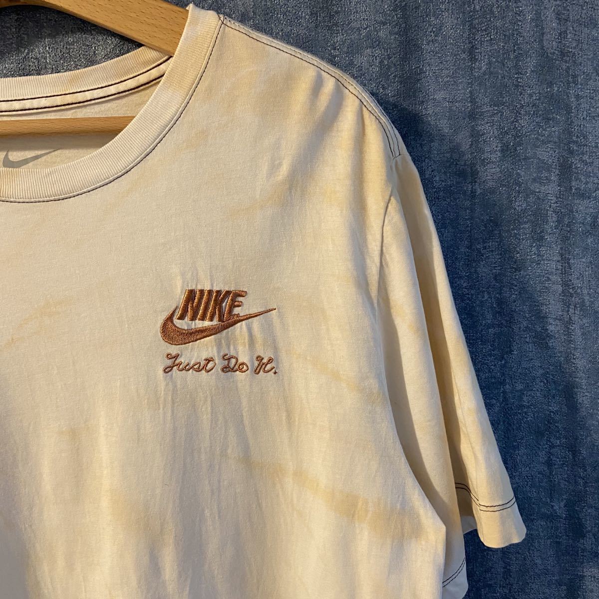 ナイキ NIKE Tシャツ タイダイ ブリーチ 半袖 Tシャツ 刺繍ロゴ 【公式 