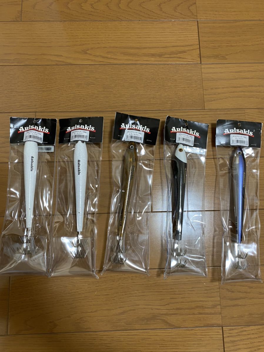 赤字超特価，正規品 タルブリッド アニサキス 5本セット 210g1 180g4(メタルジグ)｜売買されたオークション情報、yahooの商品情報をアーカイブ公開 - オークファン 海水