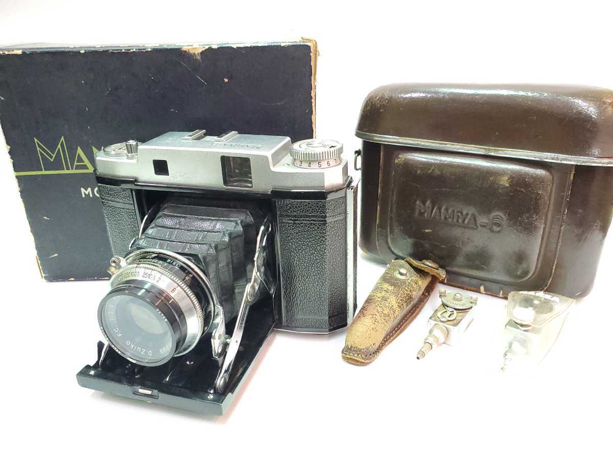 お得，定番 T マミヤ MAMIYA-6 蛇腹カメラ D.ZUIKO F.C. olympus 1:3.5 7.5
