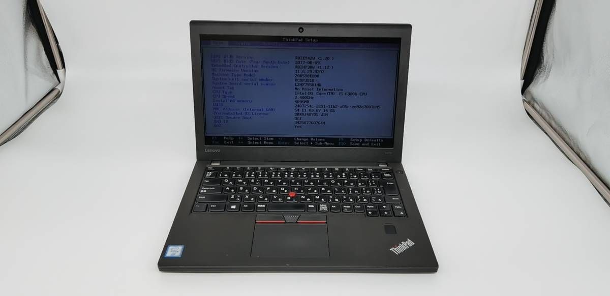 Lenovo i5 X270 ジャンク ThinkPad 6300U Core ○ジャンク⁄1円⁄lenovo