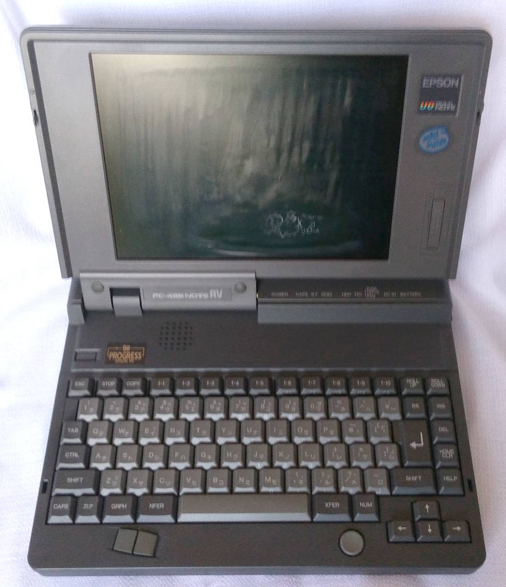 EPSON PC-486NOTE AV 電源コードつき ジャンク EPSON NOTE PC-486 送料