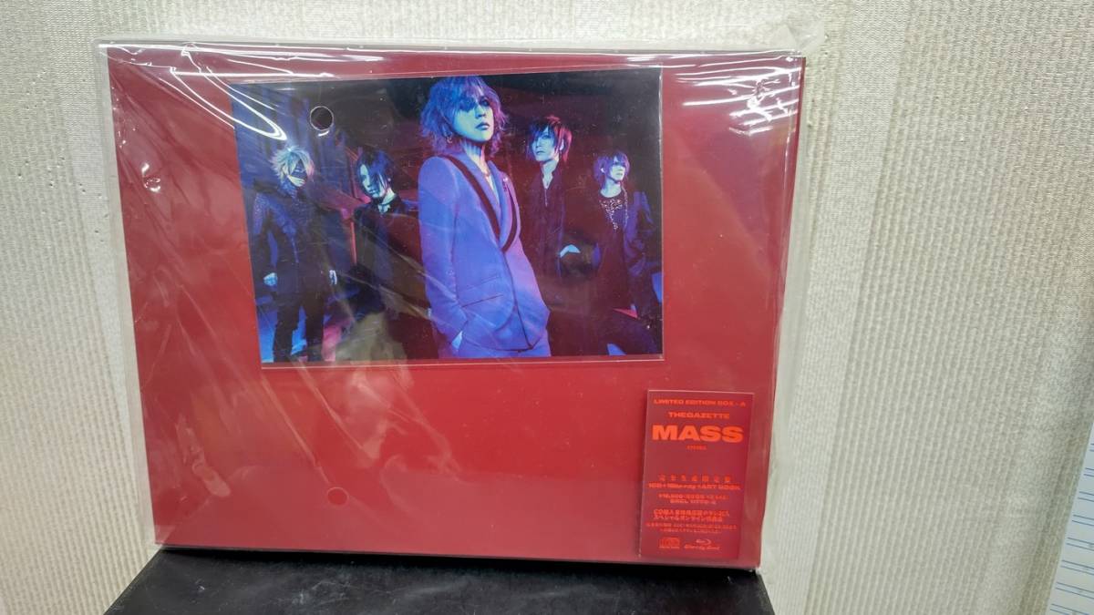 the GazettE MASS 初回生產限定盤A CD the GazettE ガゼット MASS LIMITED EDITION BOX Blu-ray付完全生産