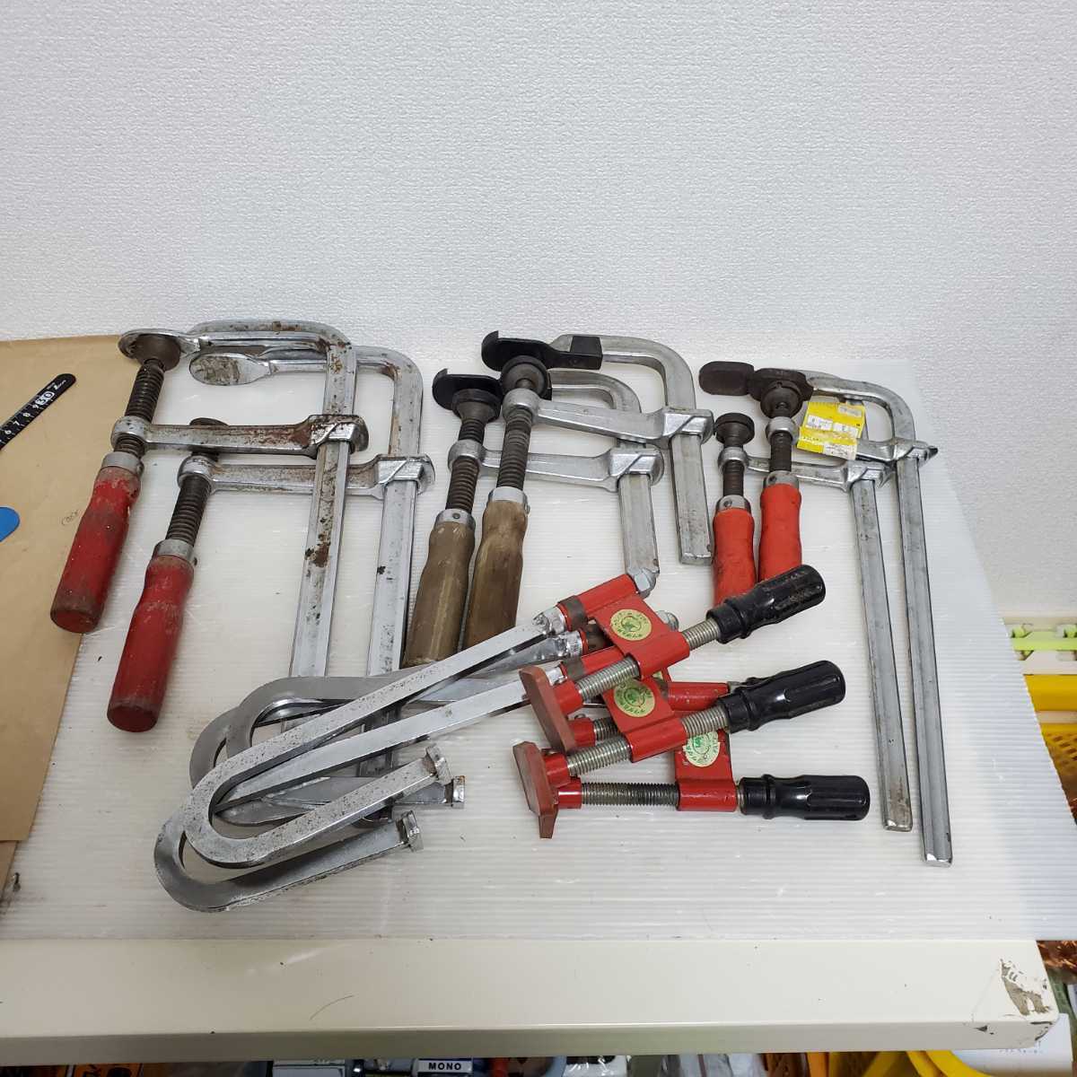 最安値，100%新品 中古 F型クランプ まとめ売り SANKI TOP バクマ ラクダ