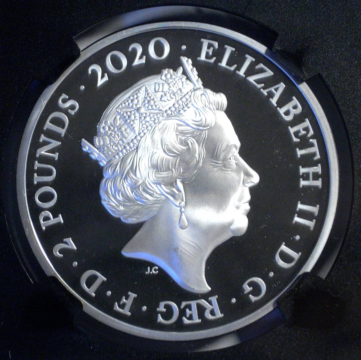 イギリス NGC デヴィッド・ボウイ 金貨 2020年 0 銀貨 エリザベス2世
